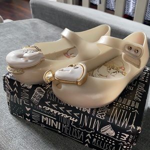 Mini Melissa Pearl White Beauty and The Beast Disney Collection